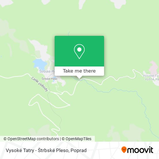 Vysoké Tatry - Štrbské Pleso map