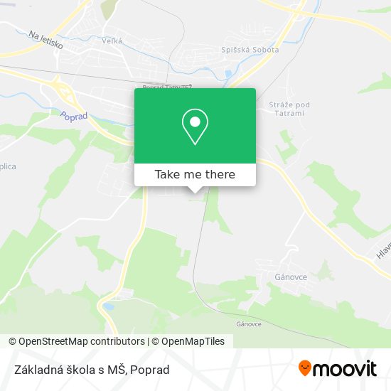 Základná škola s MŠ map