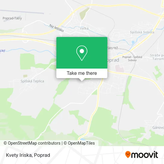 Kvety Iriska map