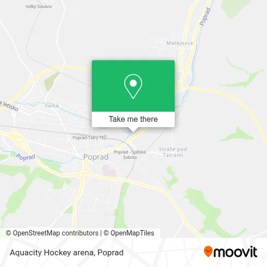 Aquacity Hockey arena map