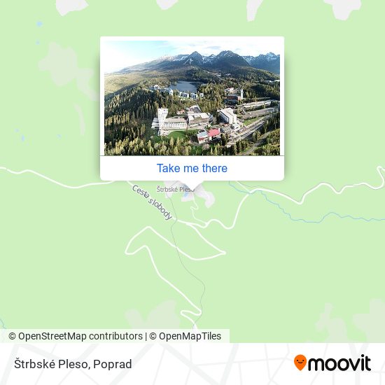 Štrbské Pleso map