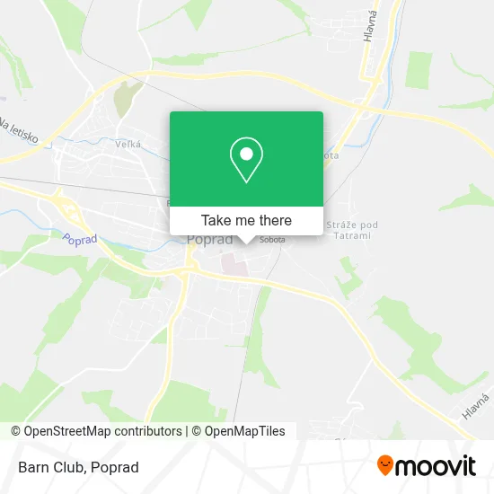 Barn Club map