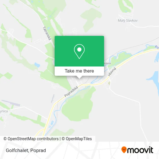 Golfchalet map