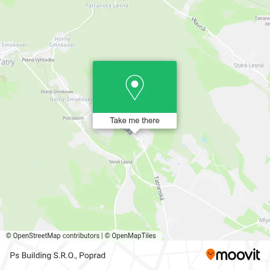 Ps Building S.R.O. map