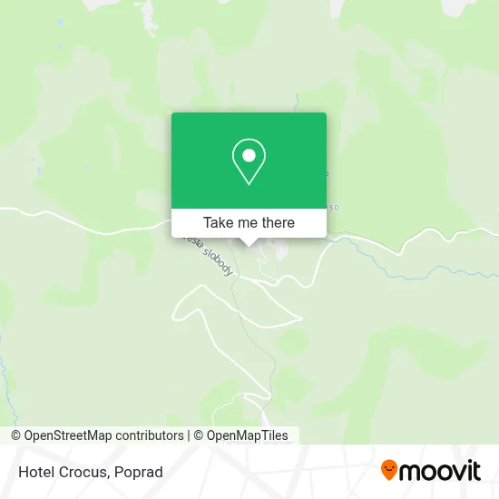 Hotel Crocus map