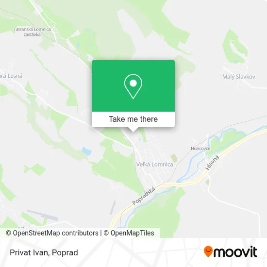 Privat Ivan map