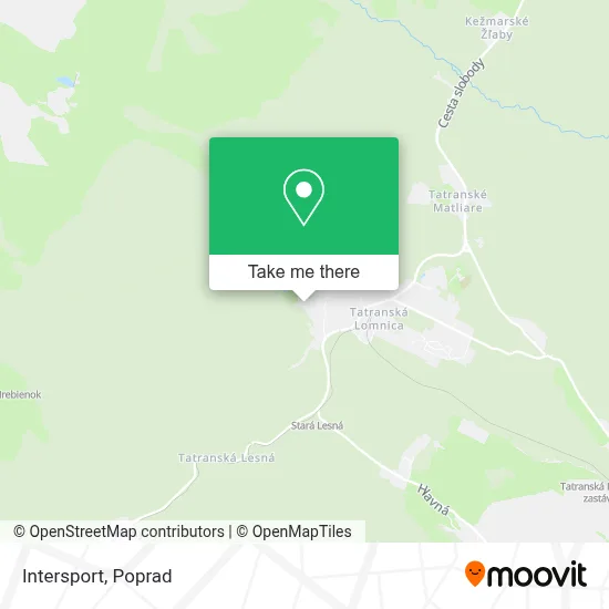 Intersport map