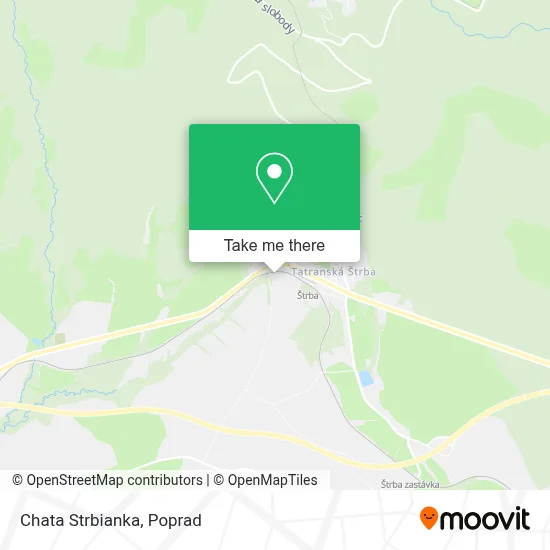 Chata Strbianka map