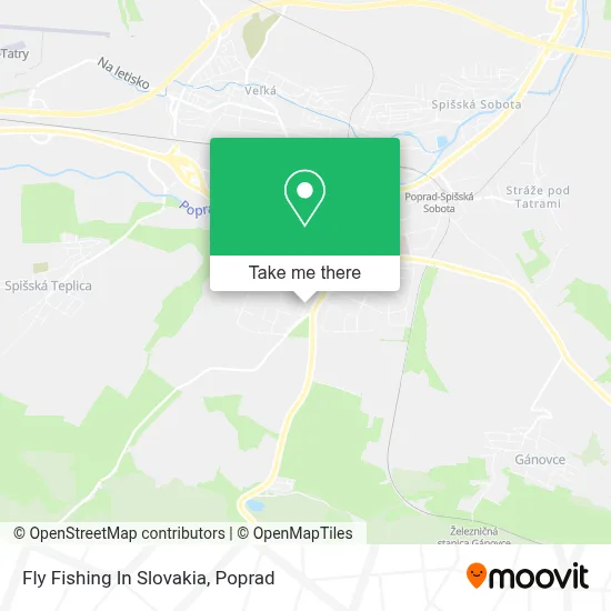 Fly Fishing In Slovakia map