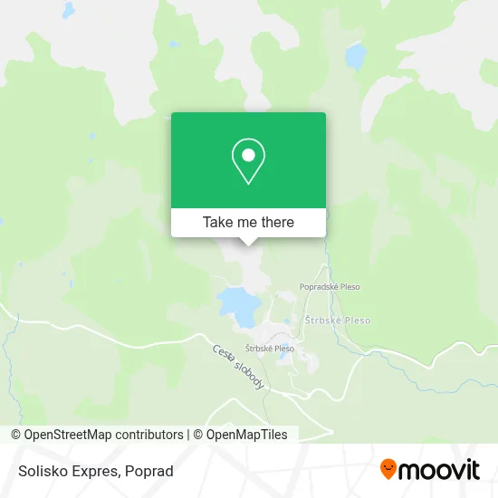 Solisko Expres map