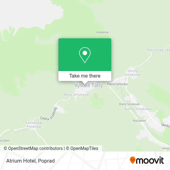 Atrium Hotel map