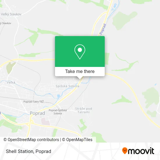 Shell Station map
