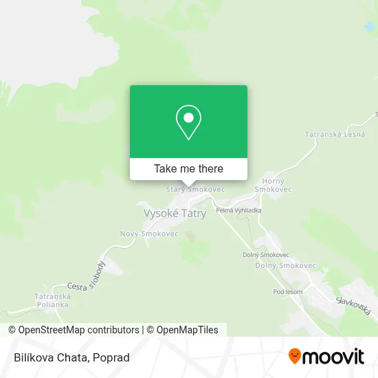 Bilíkova Chata map