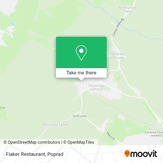 Fiaker Restaurant map