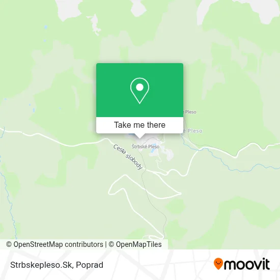 Strbskepleso.Sk map
