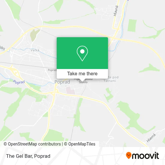 The Gel Bar map