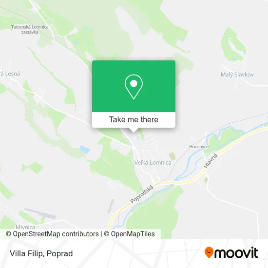 Villa Filip map