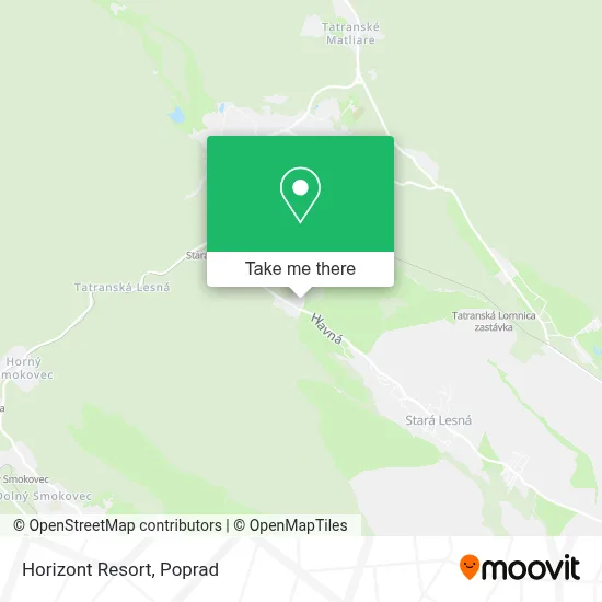 Horizont Resort map