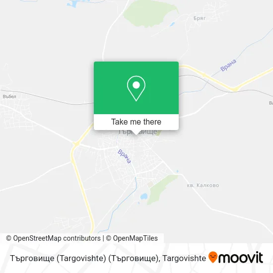 Карта Търговище (Targovishte) (Търговище)