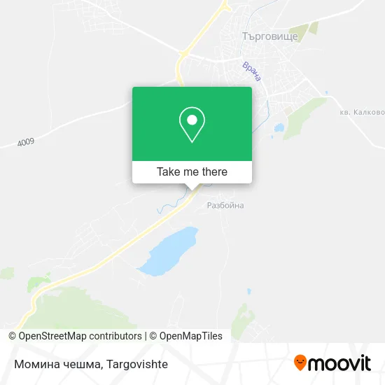 Карта Момина чешма