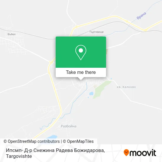 Карта Ипсмп- Д-р Снежина Радева Божидарова