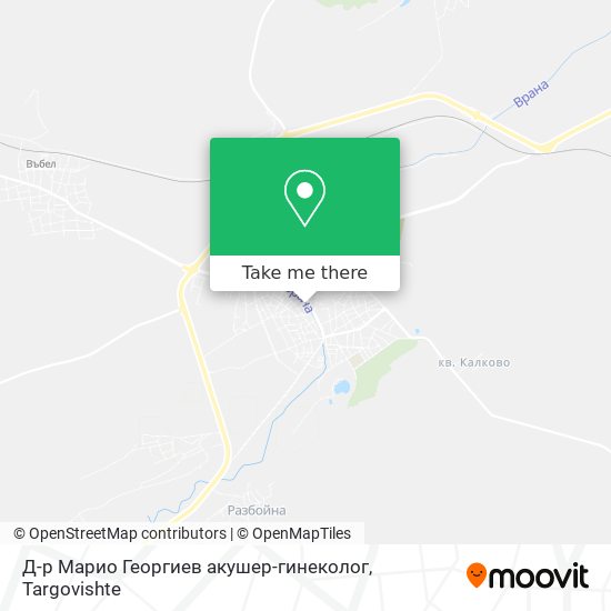 Д-р Марио Георгиев акушер-гинеколог map