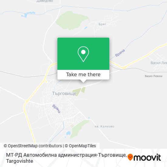 МТ-РД Автомобилна администрация-Търговище map