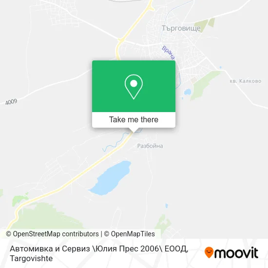 Карта Автомивка и Сервиз \Юлия Прес 2006\ ЕООД