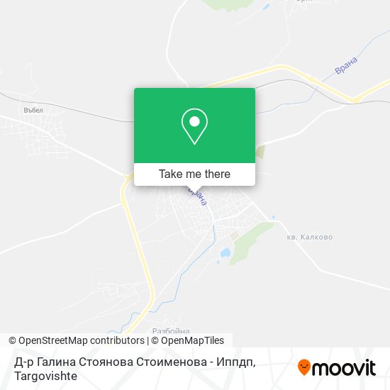 Д-р Галина Стоянова Стоименова - Иппдп map