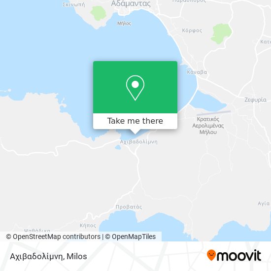 Αχιβαδολίμνη map