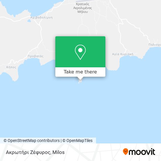 Ακρωτήρι Ζέφυρος map
