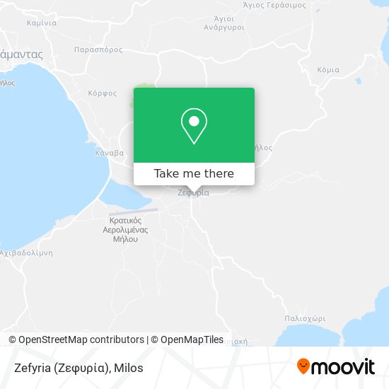 Zefyria (Ζεφυρία) map