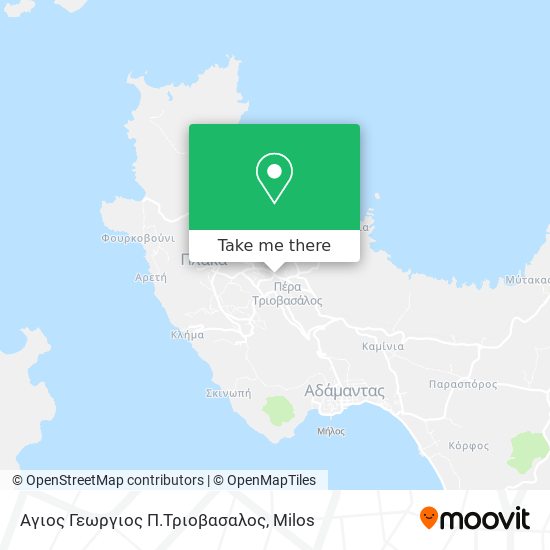 Αγιος Γεωργιος Π.Τριοβασαλος map