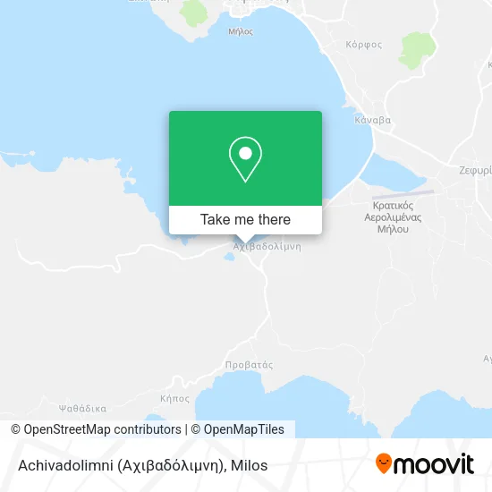 Achivadolimni (Αχιβαδόλιμνη) map