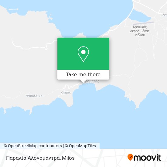 Παραλία Αλογόμαντρα map