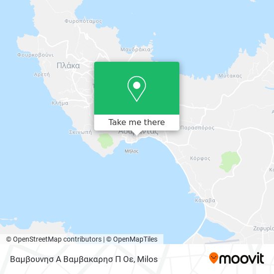 Βαμβουνησ Α Βαμβακαρησ Π Οε map