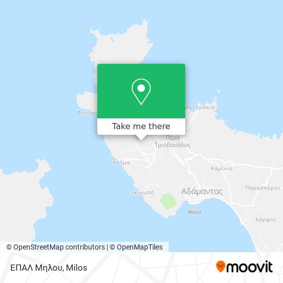 ΕΠΑΛ Μηλου map