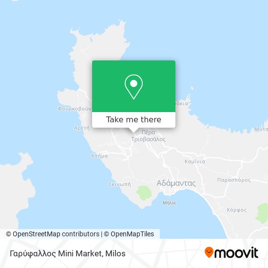 Γαρύφαλλος Mini Market map