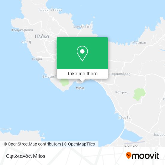 Οψιδιανός map