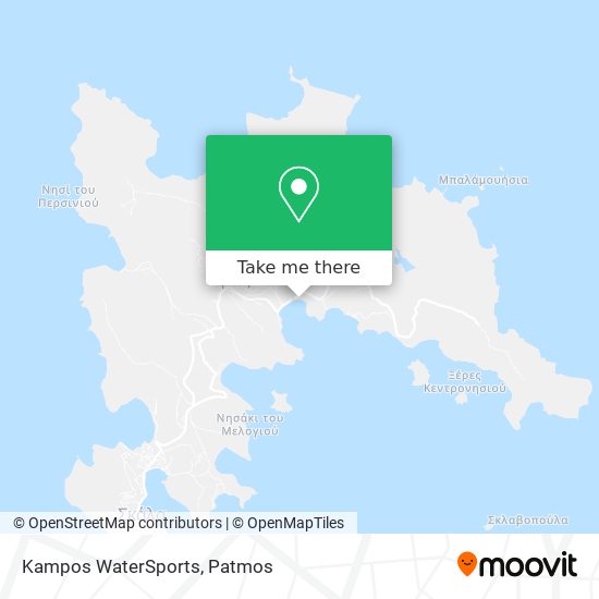 Kampos WaterSports map