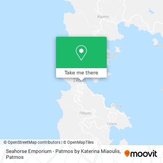 Seahorse Emporium - Patmos by Katerina Miaoulis map