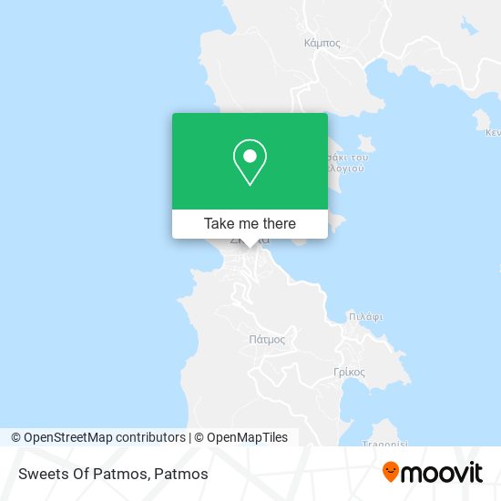 Sweets Of Patmos map