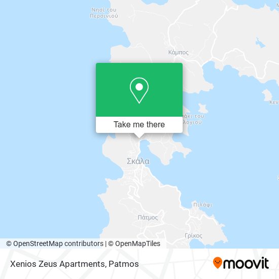 Xenios Zeus Apartments map