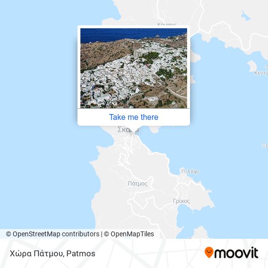 Χώρα Πάτμου map