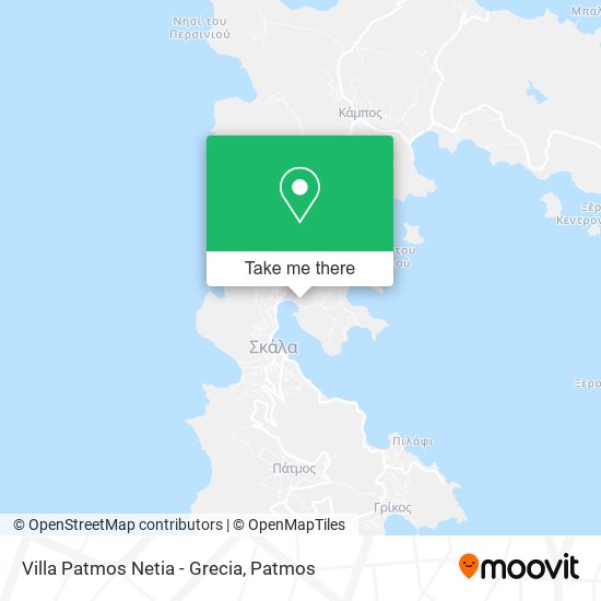 Villa Patmos Netia - Grecia map