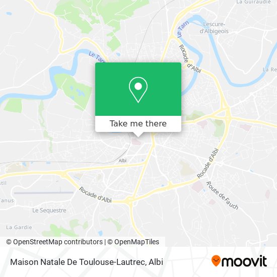 Mapa Maison Natale De Toulouse-Lautrec