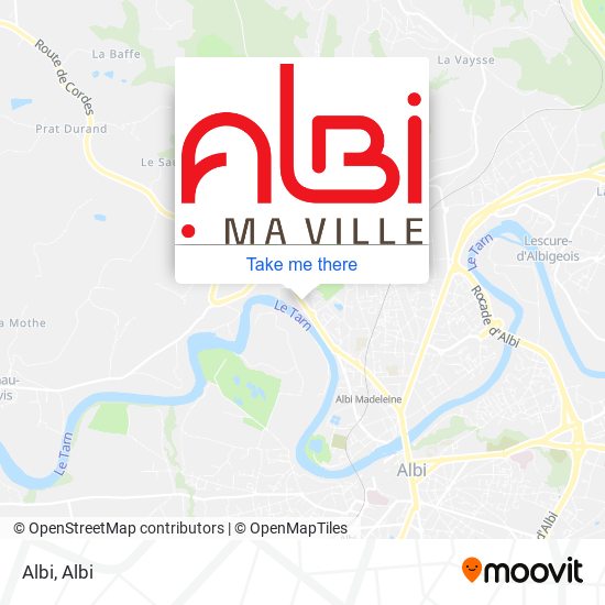 Albi map