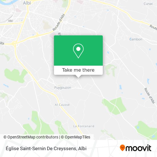 Église Saint-Sernin De Creyssens map