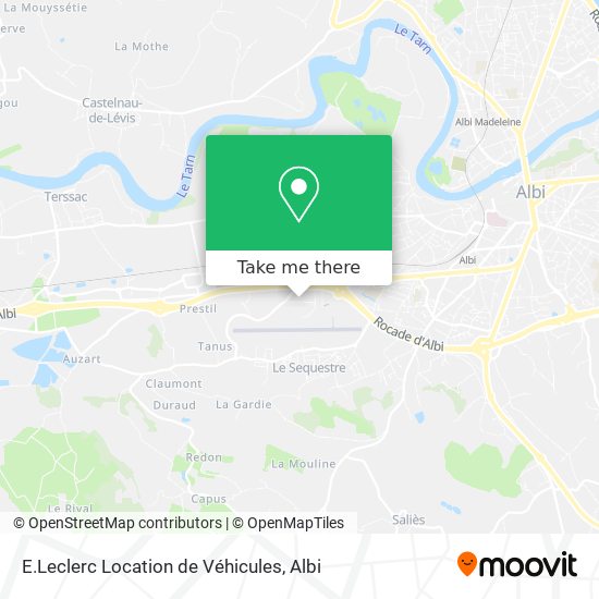 E.Leclerc Location de Véhicules map