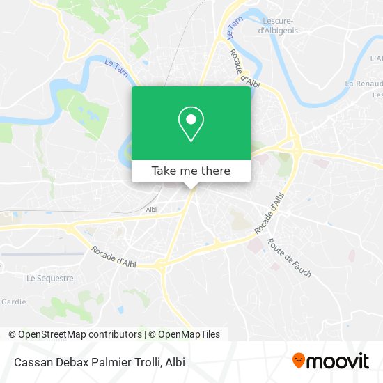 Cassan Debax Palmier Trolli map
